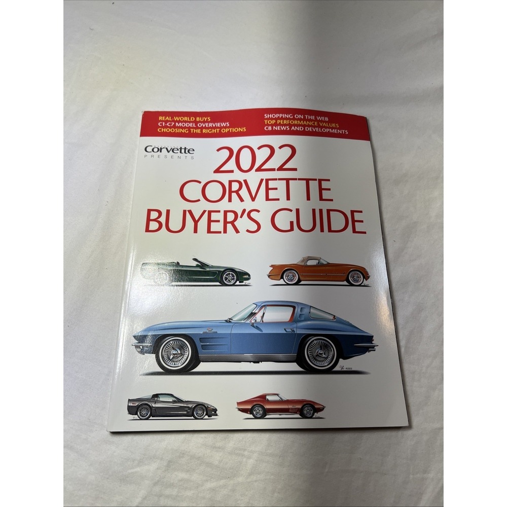 CORVETTE PRESENTS 2022 BUYER'S GUIDE MAGAZINE BOOK C1 - C7